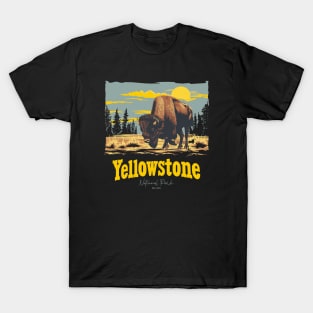 Bison Yellowstone National Park T-Shirt